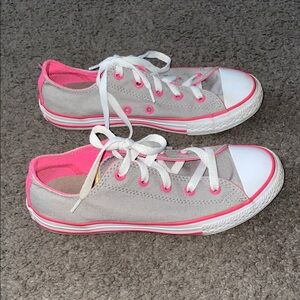 Converse Kids Sneakers in Pink and Gray